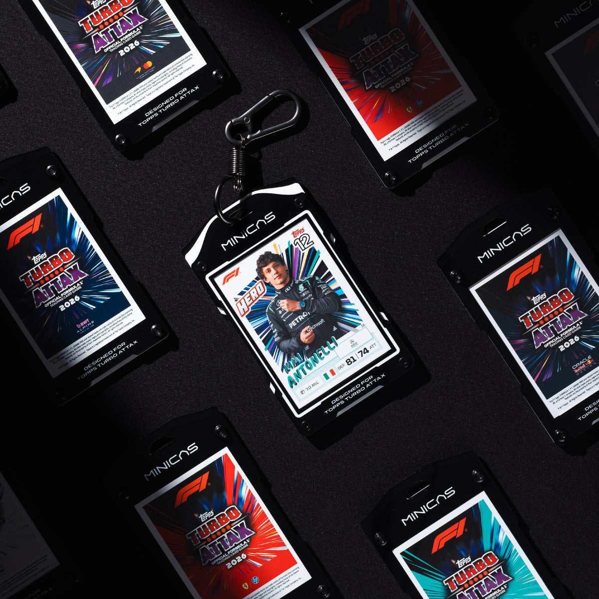 【CARD-TAG】F1卡牌吊飾 (限Topps F1 Turbo Attax系列使用) 未含卡牌